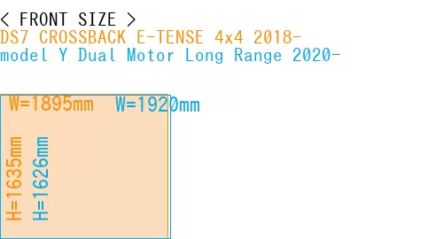 #DS7 CROSSBACK E-TENSE 4x4 2018- + model Y Dual Motor Long Range 2020-